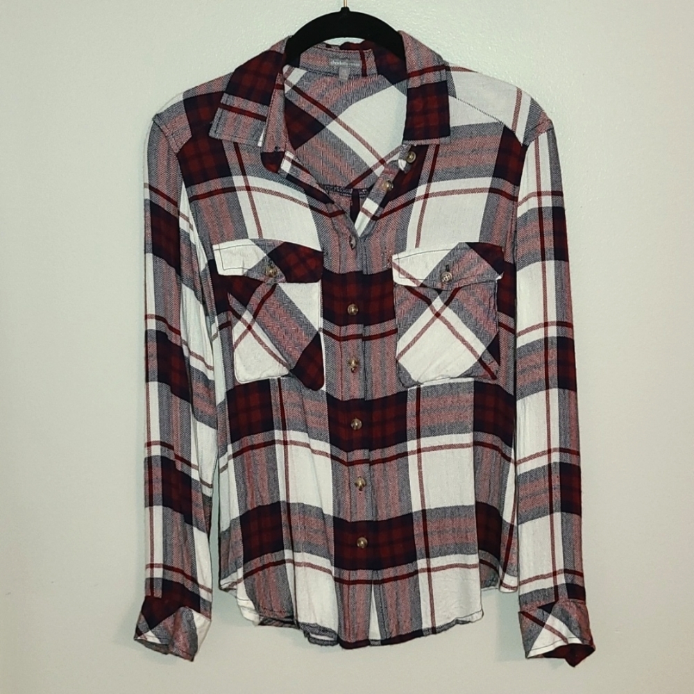 Mixed Plaid Shirt